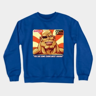 Cornflakes + Video Game Fighter (MEME) Crewneck Sweatshirt